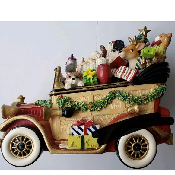 NWB Fitz & Floyd Santa Mobile Musical Figurines - Picture 7 of 8